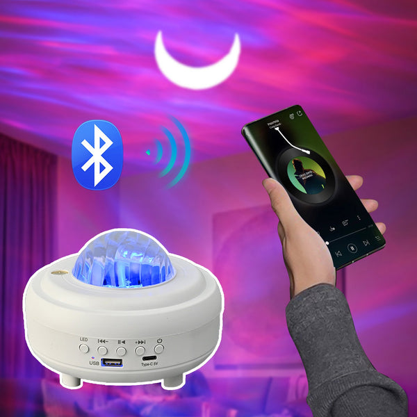 Galaxy Star Projector Bluetooth LED Night Light Starry Sky Projector Night Lamp Room Decor Kids Christmas Birthday Gift